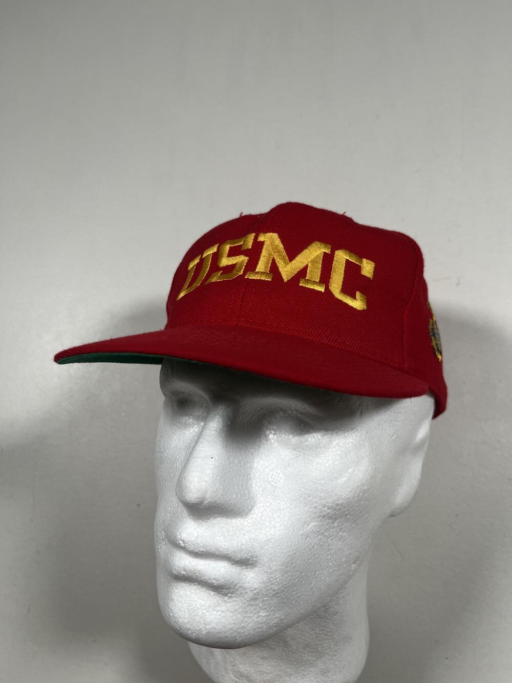 Otto USMC Hat Cap Snap Back Mens One Size Red Bulldog Marines USA Patriotic
